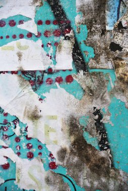 Rasgele arka plan kolaj doku kağıt aşınmış duvar