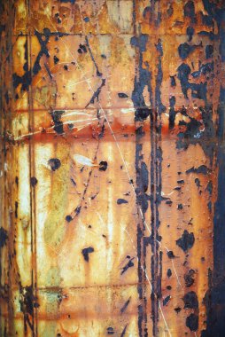 Rasgele arka plan doku paslı aşınmış duvar