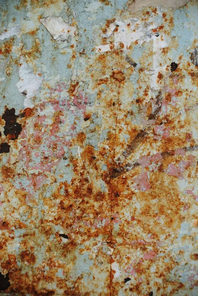무작위 콜라주 텍스처 페인트 침식된 벽 — 스톡 사진