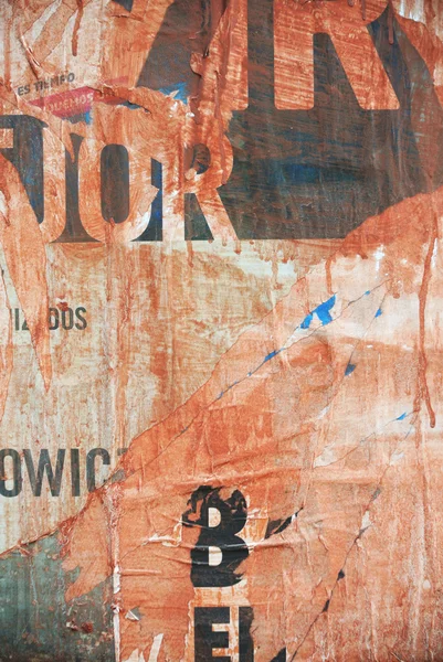 Случайный коллаж или многослойная текстура стены бумаги — стоковое фото