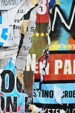 Rasgele arka plan kolaj doku kağıt aşınmış duvar