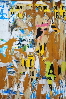 Rasgele arka plan kolaj kağıt dokusu aşınmış duvar