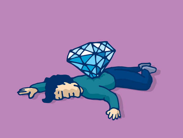 Мертвец, заколотый бриллиантом, убит за деньги.
