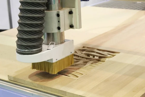 Cnc değirmen makinesi. İşleme ve oyma kurulumu. Cnc marangozluk makinesi. Parçaların yüzeylerinin yüksek kalitede işlenmesi ve oyulması için makine.
