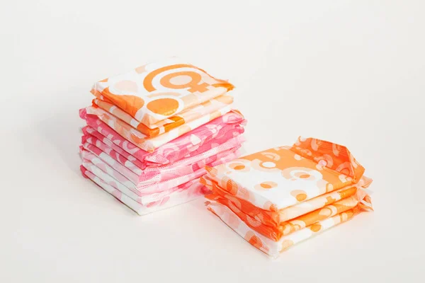 Sanitary Napkin Women Menstruation Critical Days Menstrual Pad Women Hygiene — Stock Photo, Image