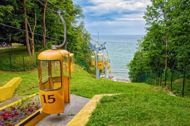 Svetlogorsk 'ta denize giden yol