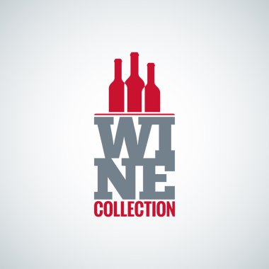 şarap şişesi cam tasarım vektör arka plan