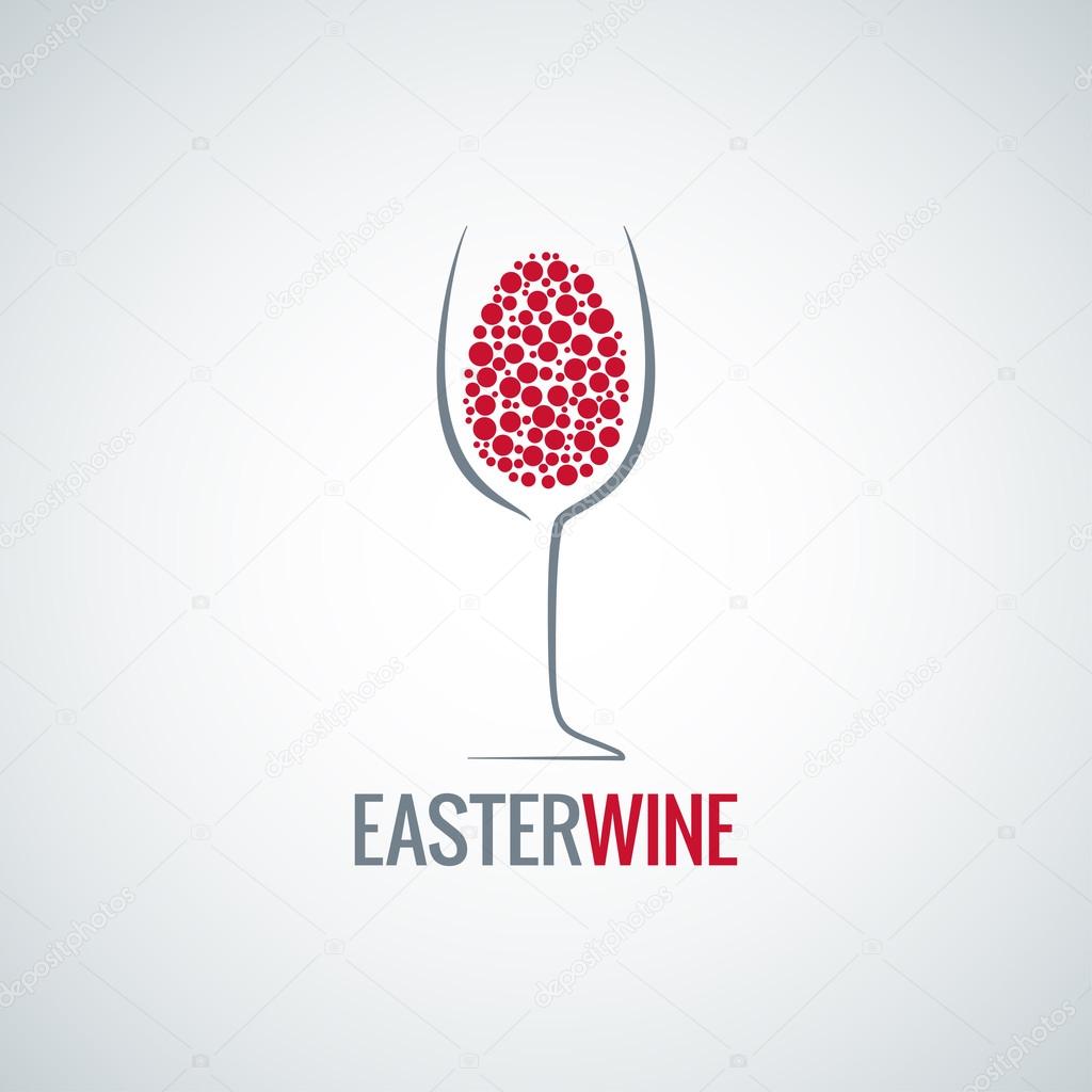 Wine easter egg design vector background 8 eps