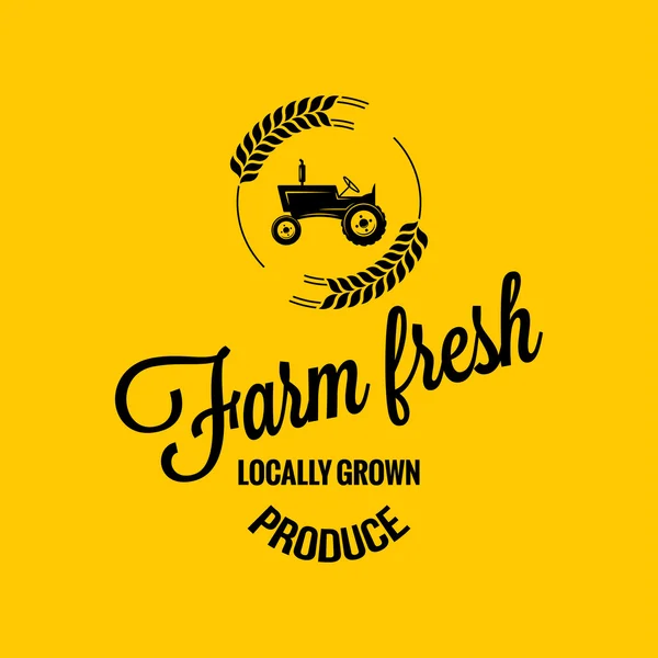 Farm fresh design background — Stock Vector