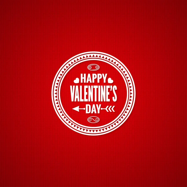 De dag van Valentijnskaarten vintage ontwerp achtergrond — Stockvector