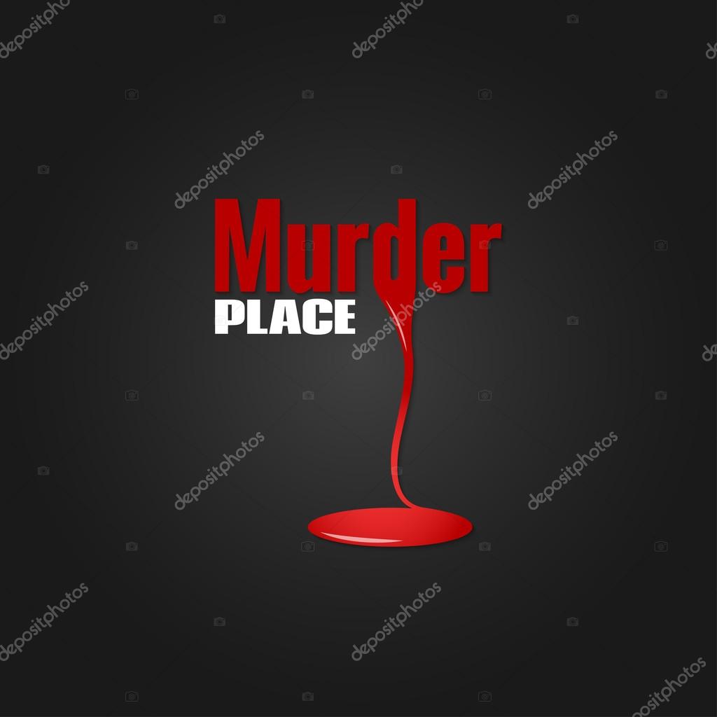 Murder blood design vector background 10 eps