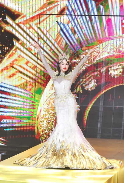 Cantora Chinesa Dançarina Atriz Modelo Apresentadora Televisão Victoria Song Participa — Fotografia de Stock