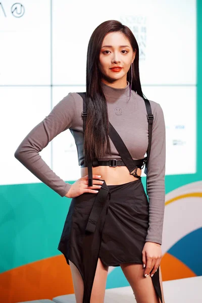 Cantante China Zhou Jieqiong Kyulkyung Asiste Semana Moda Primavera Verano — Foto de Stock