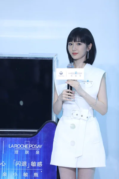 中国女演员毛晓通也被称为Rachel Momo 她参加了2020年9月16日在中国上海举行的开幕式 — 图库照片