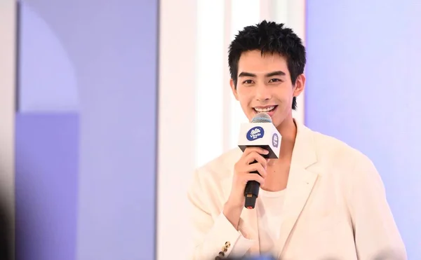 Actor Modelo Chino Song Weilong Representa Marca Papel Tisú Vinda — Foto de Stock