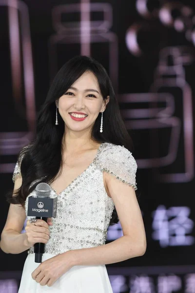 Chińska Aktorka Piosenkarka Tiffany Tang Yan Uczestniczy Działalności Szanghaju Chiny — Zdjęcie stockowe