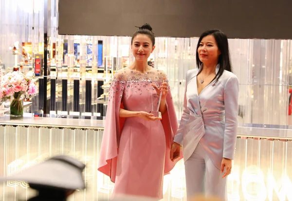 Actrice Mannequin Chinoise Gao Yuanyuan Assiste Une Activité Marque Produits — Photo