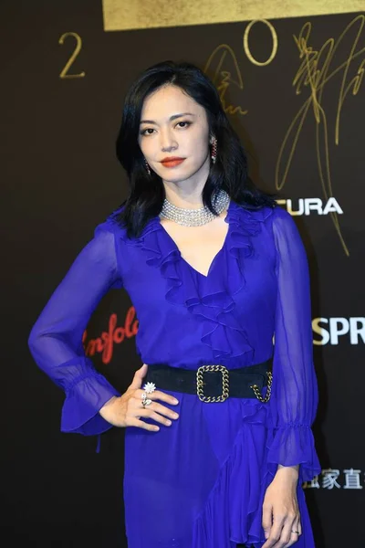 Chinese Actress Philanthropist Yao Chen Attends Elle Men Fashion Event — Stock Photo, Image