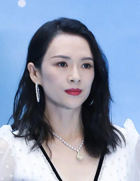 Çinli Aktris Model Zhang Ziyi Ekim 2020 Tarihinde Pekin Çin — Stok fotoğraf