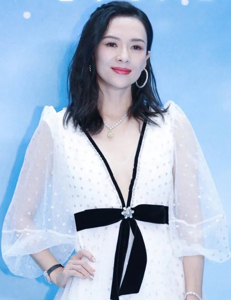 Actrice Mannequin Chinoise Zhang Ziyi Assiste Une Activité Pékin Chine — Photo