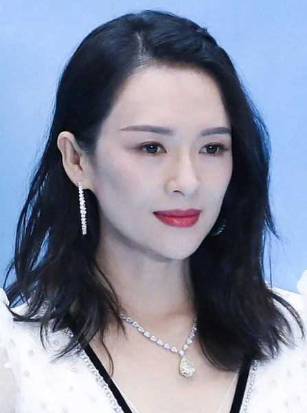 中国女演员 模特张子怡参加了2020年10月29日在中国北京举行的一项活动 — 图库照片