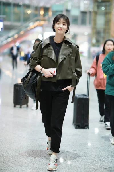 Kinesiska Skådespelerskan Jiang Xin Även Känd Sitt Engelska Namn Rulu — Stockfoto