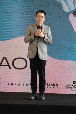 Taiwanese singer and actor Jeff Chang attends an activity in Shanghai, China, 14 October 2020. clipart