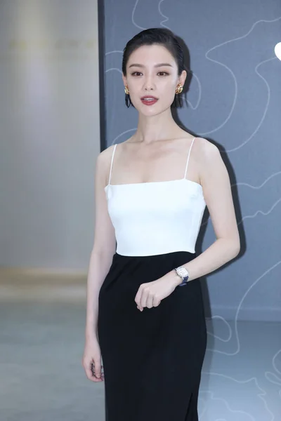 Aktris Tiongkok Menghadiri Sebuah Acara Komersial Shanghai China Oktober 2020 — Stok Foto