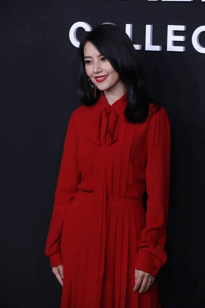 China Actor Model Gao Yuanyuan Attends Michael Kors Commercial Event — 스톡 사진