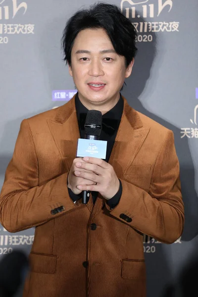 Çinli Aktör Pan Yueming Kasım 2020 Tarihinde Çin Şangay Kentinde — Stok fotoğraf