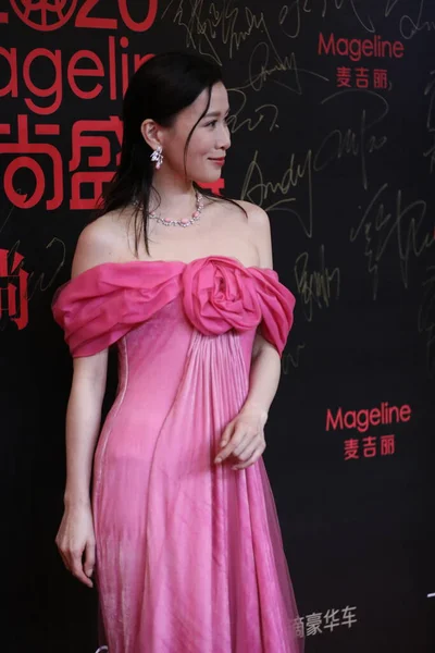Hong Kong Actress Charmaine Sheh Sze Man Attends Cosmo Fashion — Stock Photo, Image