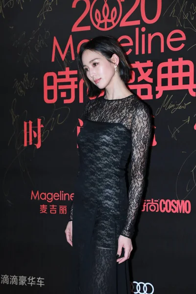 Atriz Taiwanesa Janine Chang Chang Chun Ning Participa Evento Moda — Fotografia de Stock