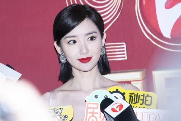 中国の女優真央Xiaotongもレイチェル モモとして知られています 北京で2020中国テレビドラマ賞に出席 12月2020 — ストック写真
