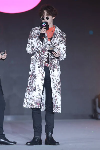 Cantante Actor Chino Zhu Zhengting Asiste Ceremonia Best Taste 2020 — Foto de Stock