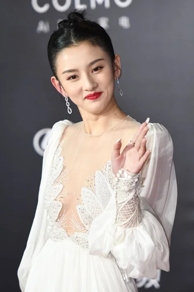 Actrița Chineză Song Cunoscută Sub Numele Lareina Song Participă Gala — Fotografie, imagine de stoc