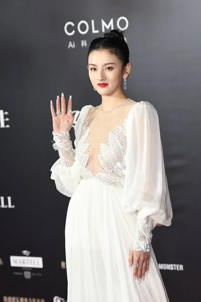 中国の女優ソン ズアー Lareina Song も2020年12月10日 上海で開催されるエスクァイア チャイナの年次ガラに出席する — ストック写真