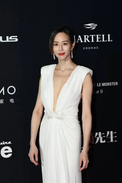 Taiwanese Actress Janine Chang Chang Chun Ning Attends Annual Gala — Stock Photo, Image