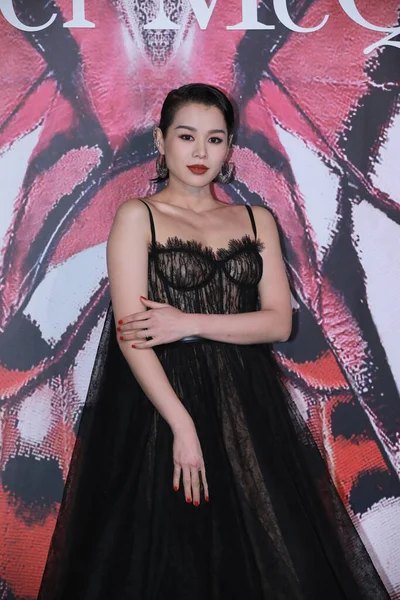 Hong Kong Actress Singer Myolie Hang Yee Attends Activity Mcqueen — Stock Photo, Image