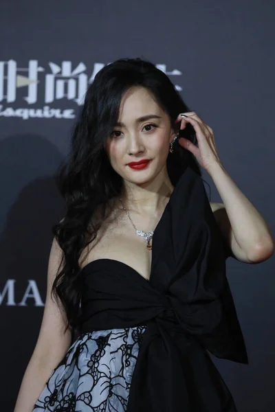 Chinese Actrice Zangeres Yang Woont Het Jaarlijkse Gala Van Esquire — Stockfoto