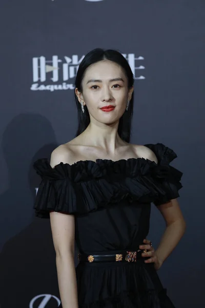 Atriz Chinesa Tong Yao Participa Gala Anual Esquire China Xangai — Fotografia de Stock