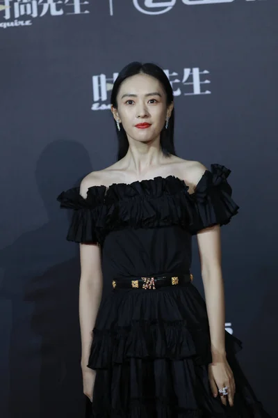 stock image Chinese actress Tong Yao attends the annual gala of Esquire China in Shanghai, China, 10 December 2020.    