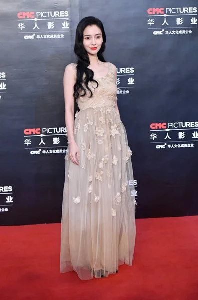 中国のモデル 歌手のアンジェラ ウィングは Angelaby で知られ 2020年12月9日に北京で新しい映画 Remember を宣伝する活動を行っている — ストック写真