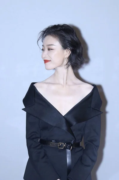 Actrice Chinoise Nini Participe Une Campagne Promotionnelle Son Nouveau Film — Photo