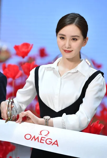 Chinese Actress Liu Shishi Also Known Cecilia Liu Attends Promotional — Stock Photo, Image