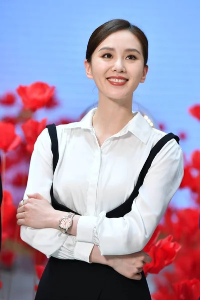 Chinese Actress Liu Shishi Also Known Cecilia Liu Attends Promotional — ストック写真