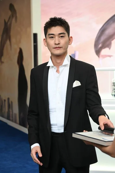 Acteur Chinois Zhang Han Représente Marque Horlogère Suisse Ulysse Nardin — Photo