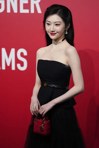 Chinese Actress Jing Tian Attends Exhibition Dior Chengdu City Southwest — 图库照片