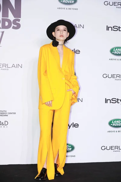Chinese Singer Dany Lee Attends Annual Ceremony Instyle Shanghai China — 图库照片