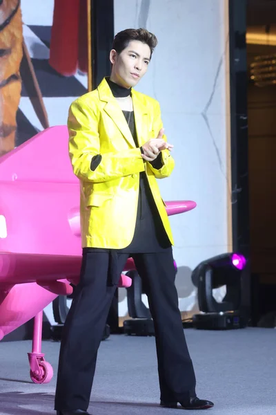 Penyanyi Dan Aktor Taiwan Jam Hsiao Menghadiri Konferensi Pers Tur — Stok Foto