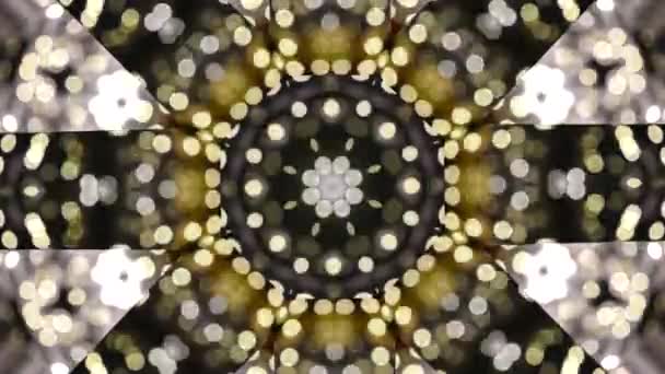 Kaleidoscop clipește lumini — Videoclip de stoc